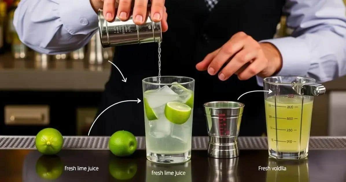 Errores comunes al preparar un Gimlet con vodka
