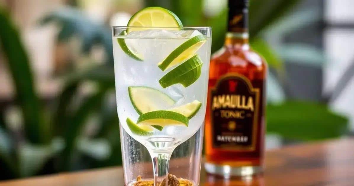 Gin Tónica con Licor de Amarula: ¡Poderosa y Jugosa!