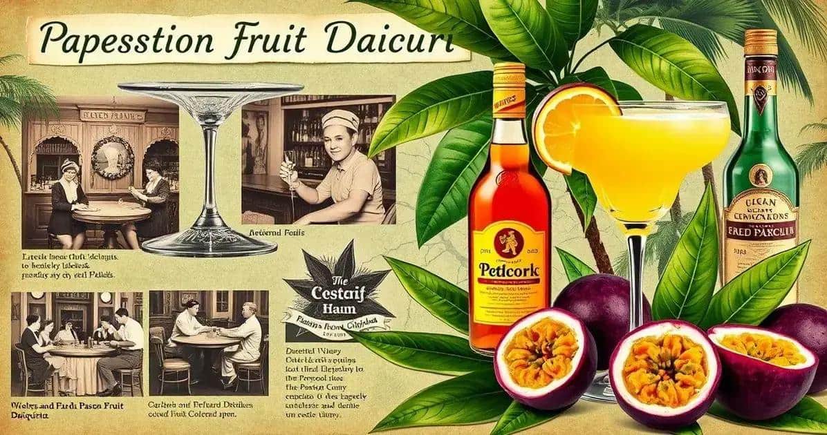 História do Daiquiri de Maracuyá