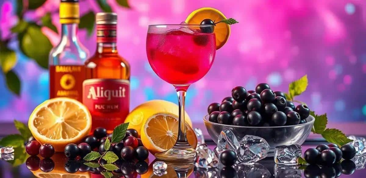 Ingredientes da receita de Daiquiri de cassis