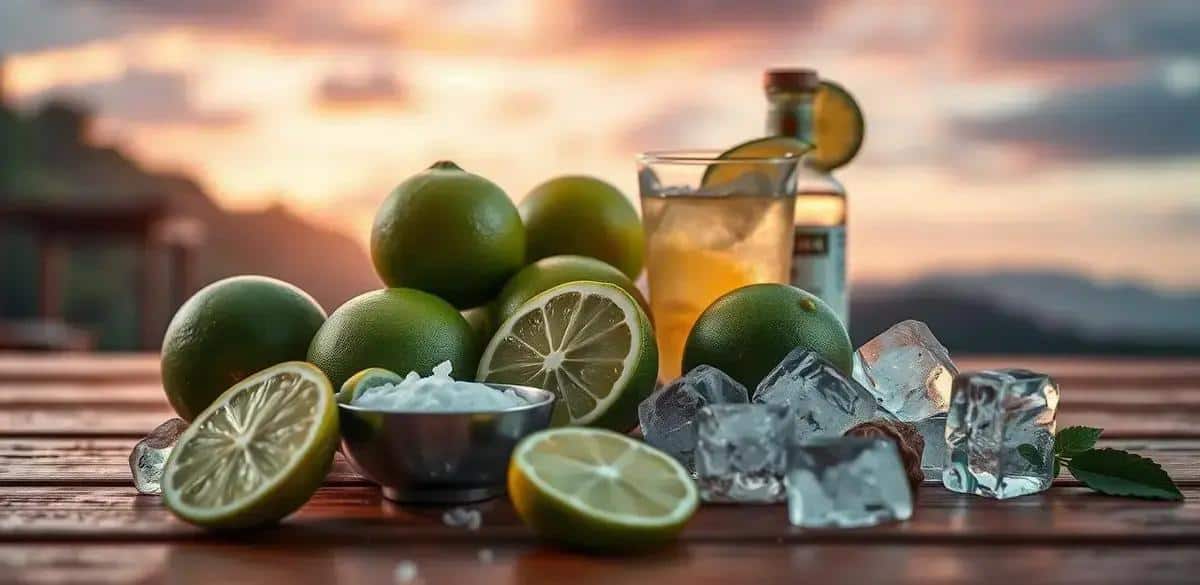 Ingredientes de la Caipirinha Santa Cana