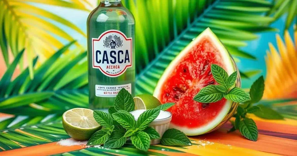 Ingredientes de la Caipiríssima de Sandía