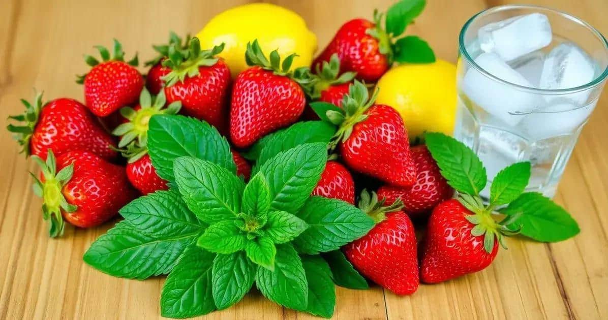 Ingredientes para Bebida de Fresa
