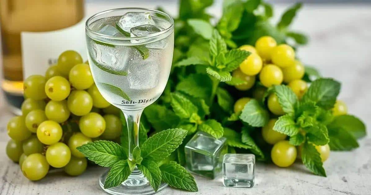 Ingredientes para Bebida Verde con Espumante