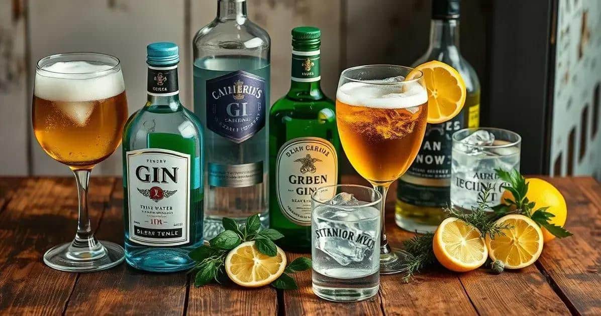 Ingredientes para Gin Tónica con Cerveza