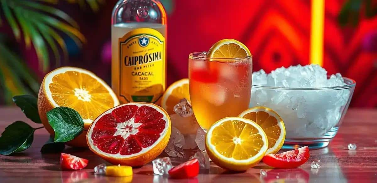 Ingredientes para la caipiríssima de acerola
