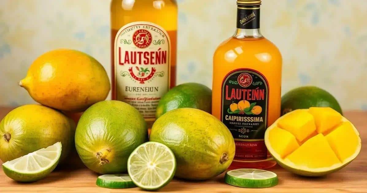 Ingredientes para la Caipiríssima de Mango con Ron Dorado