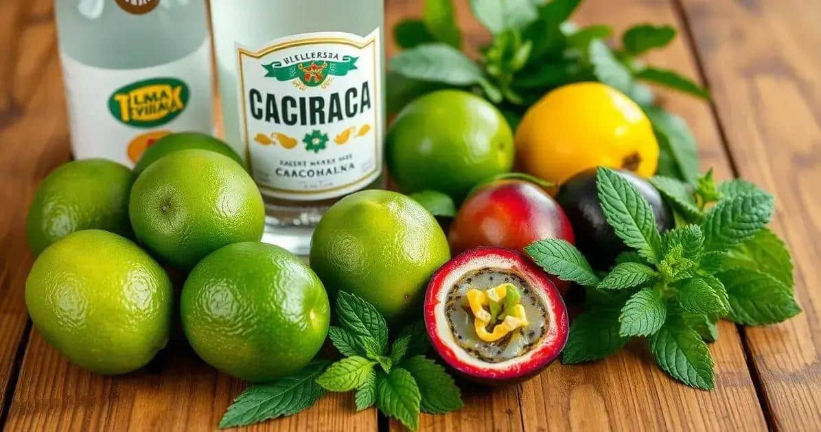 Ingredientes para las Recetas de Caipirinha