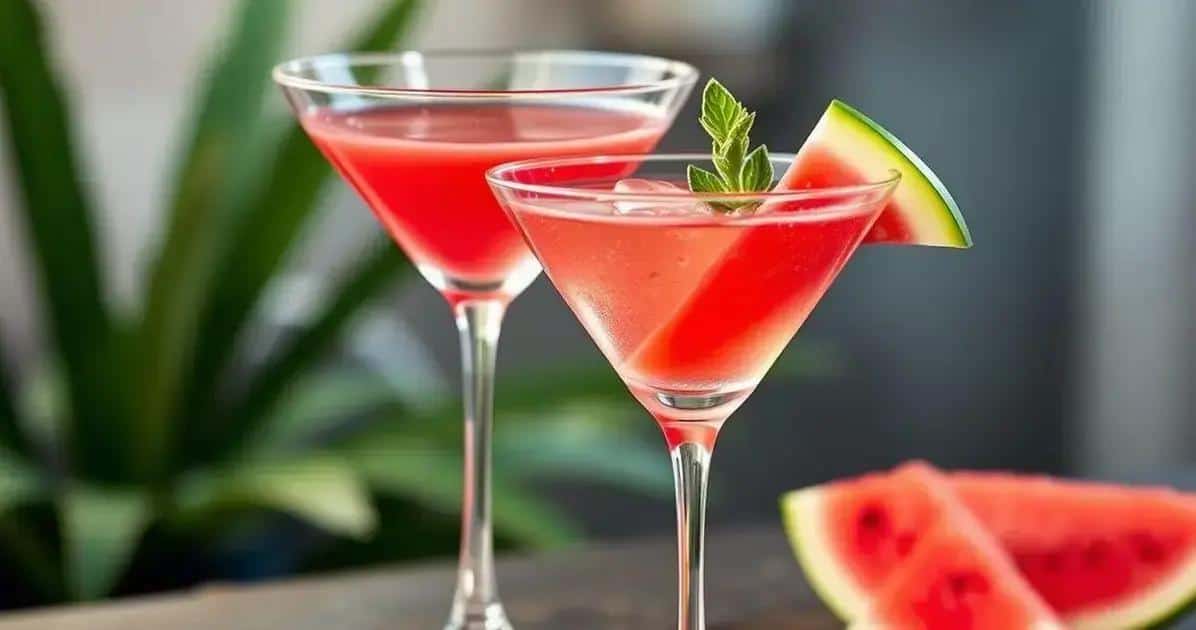Ingredientes para Martini con Jugo de Sandía y Clavo