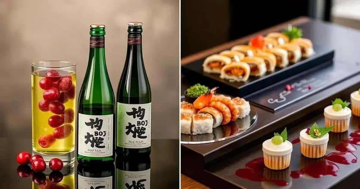 Maridaje Perfecto para Sake con Frutas Rojas