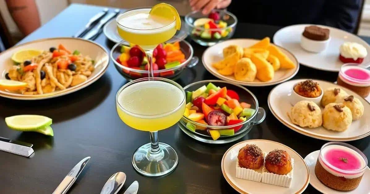 Maridajes ideales con Pisco Sour