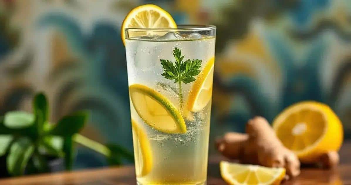 Martini con soda de limón y jengibre: La nueva mezcla refrescante
