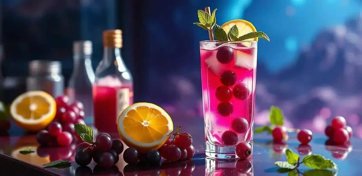 Método de Preparación: Cócteles de Sake y Uvas