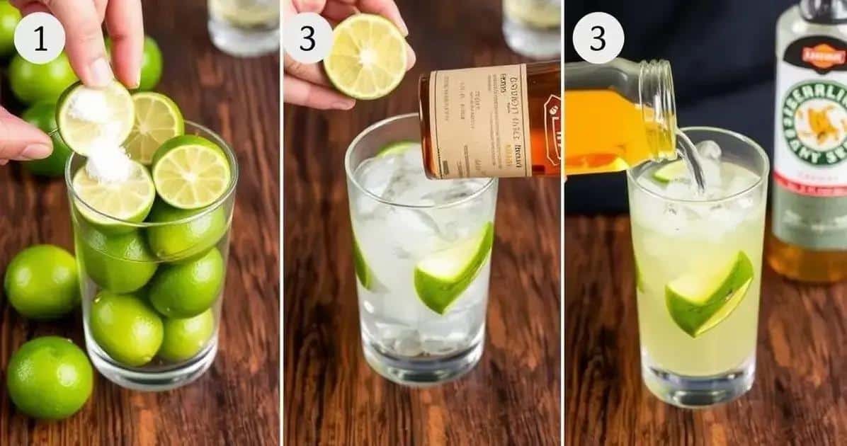 Método de preparación de la Caipirinha de Cuba Libre
