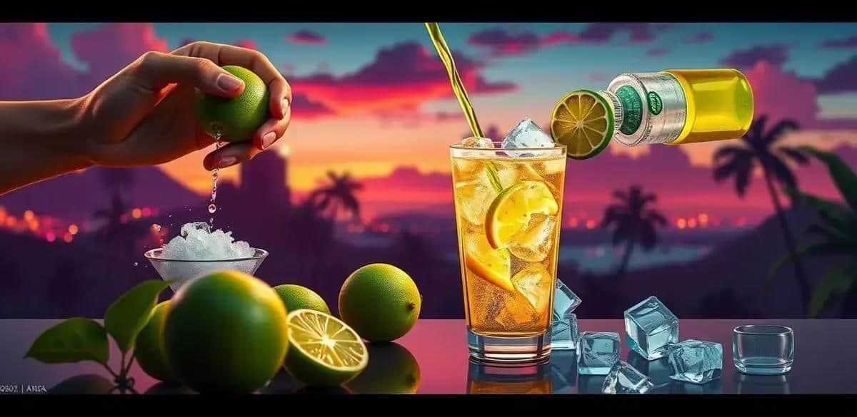 Método de Preparación de la Caipirinha Santa Cana