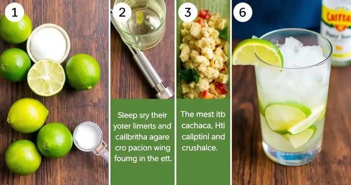 Método de Preparación de la Caipirinha Tradicional