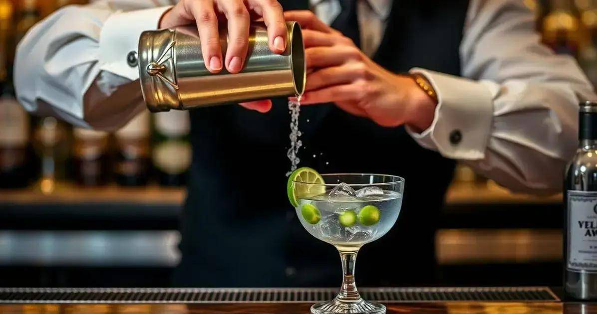 Método de preparación del Gimlet con vodka