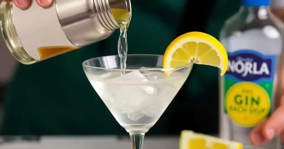 Método de preparación del Martini refrescante