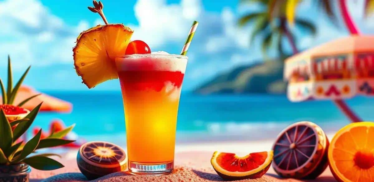 Piña Colada con Espuma de Maracuyá: Un Cóctel Refrescante e Irresistible
