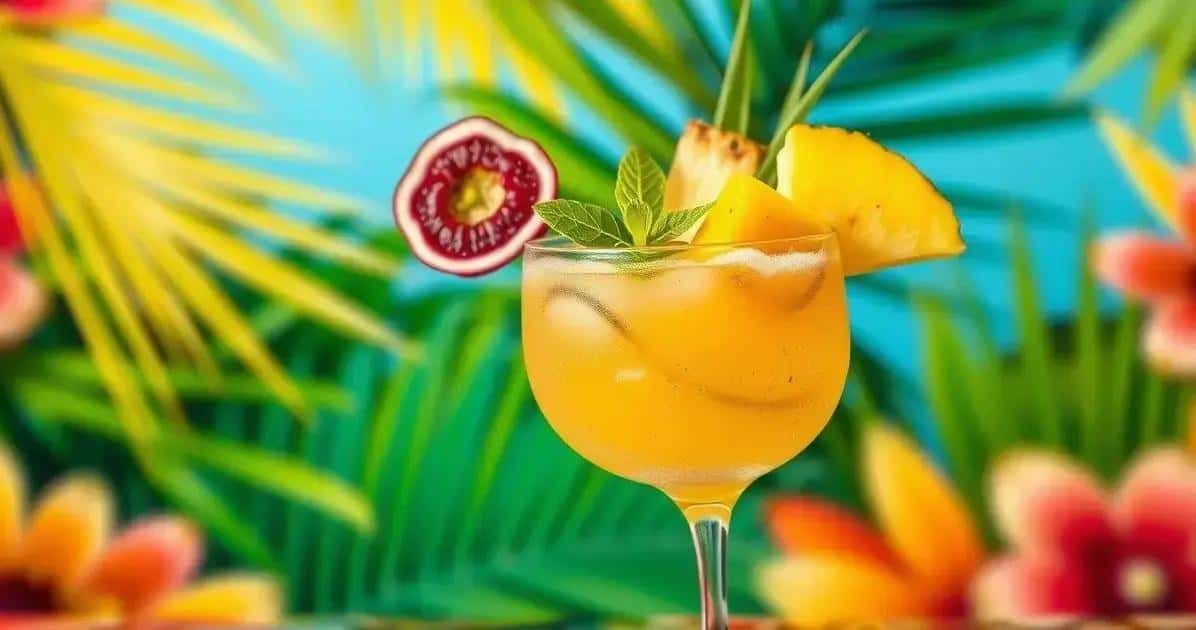 Pisco Sour con Frutas Tropicales: ¡Una Deliciosa Variación Tropical!