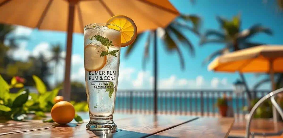 Ron con soda de limón y menta: la mezcla refrescante que sorprende