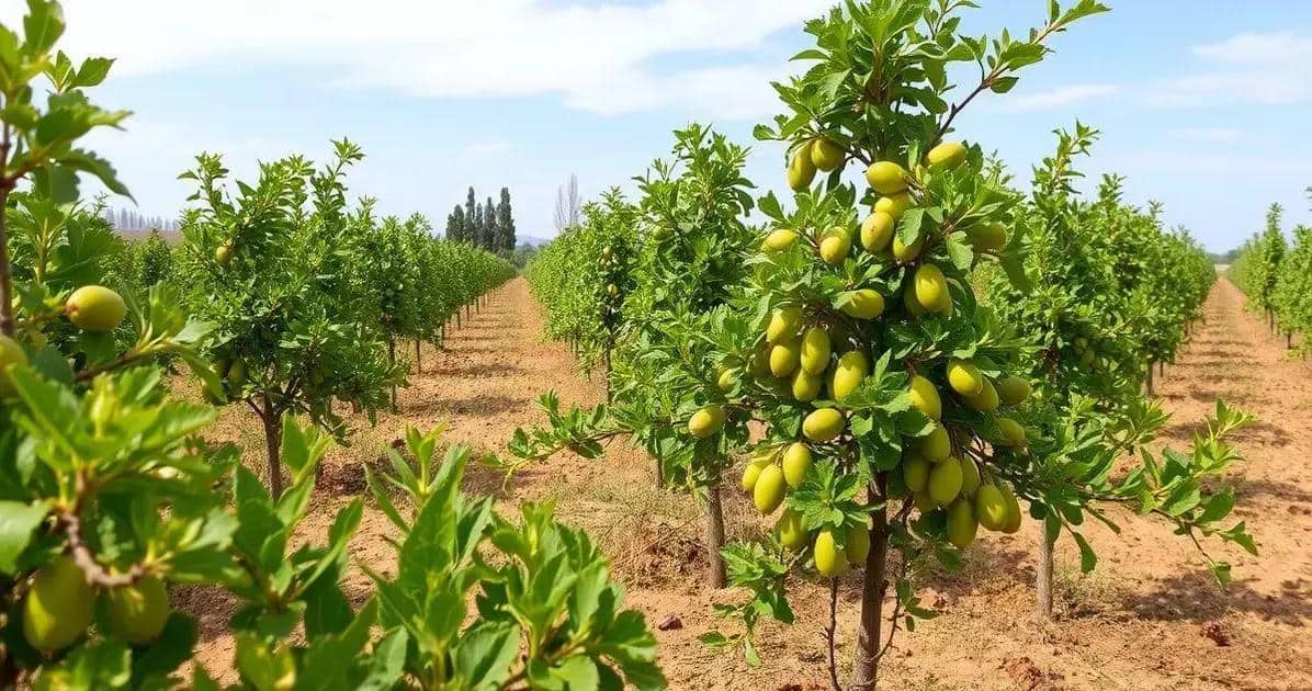 Sequía y cultivo de kiwis