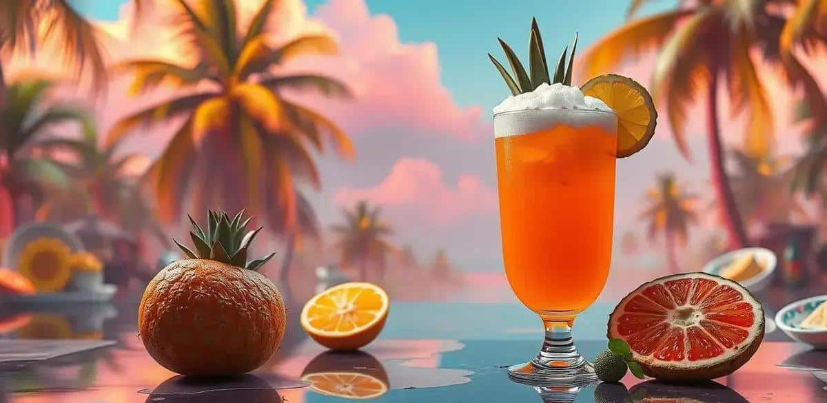 Soda de Naranja con Espuma de Piña: La Bebida Refrescante que Necesitas