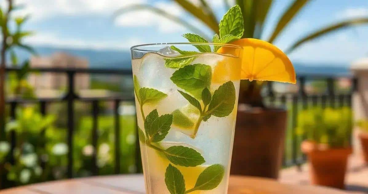 Tequila con Soda de Limón y Menta: El Cóctel Refrescante que Impresiona
