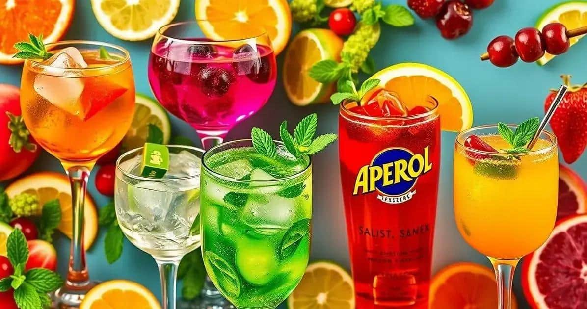Variaciones Creativas para Aperol con Soda