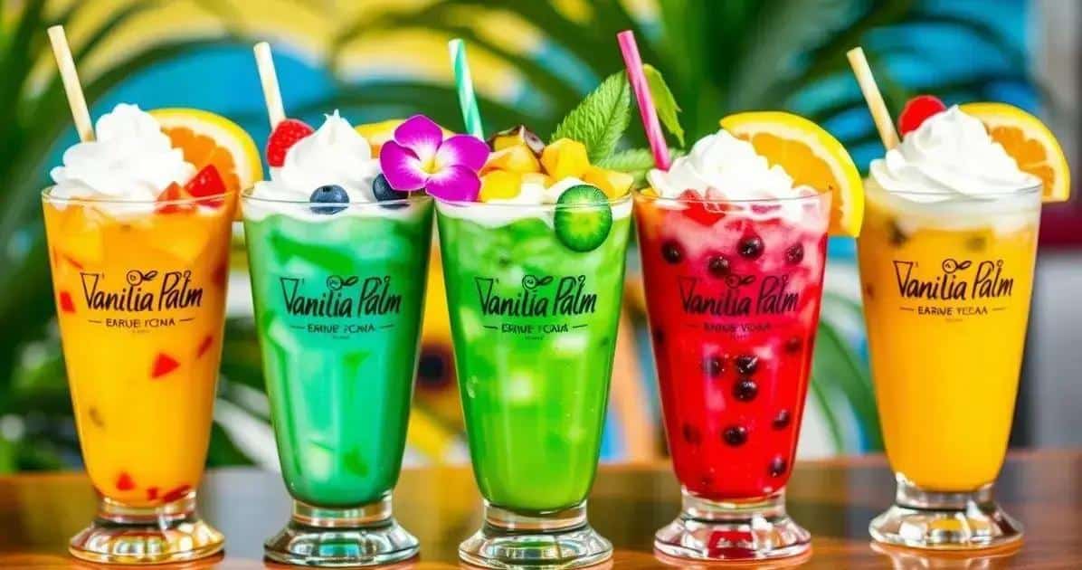 Variaciones de la Bebida Vanilia Palm