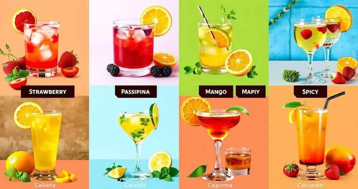 Variaciones de la Caipirinha de Cuba Libre