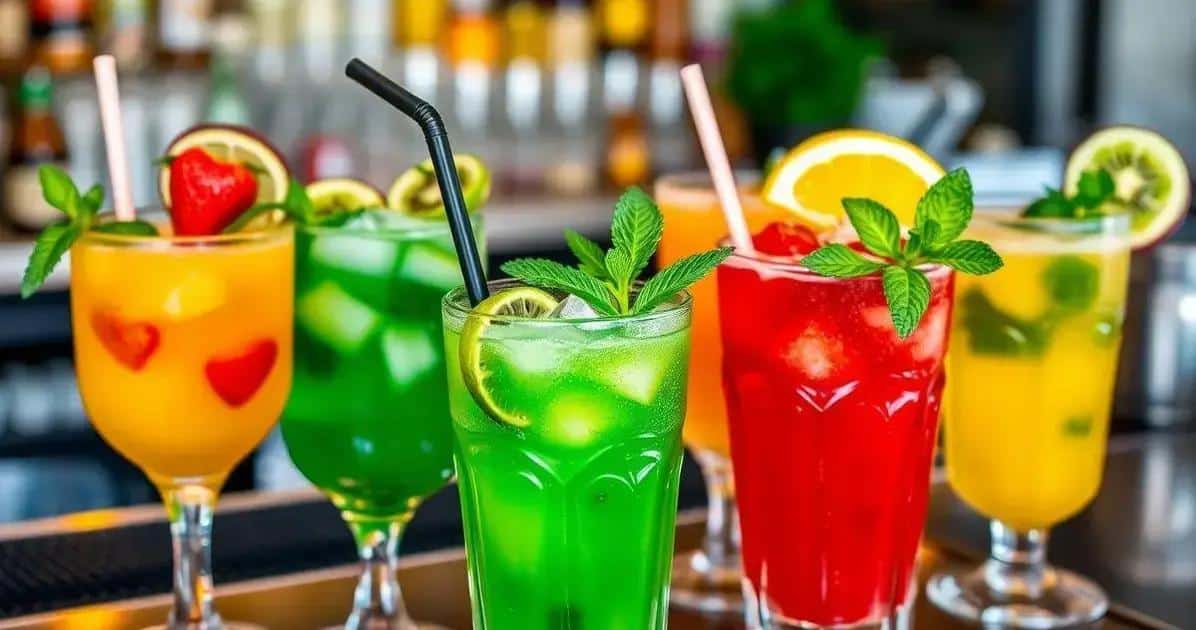Variaciones de la caipiroska de uva verde