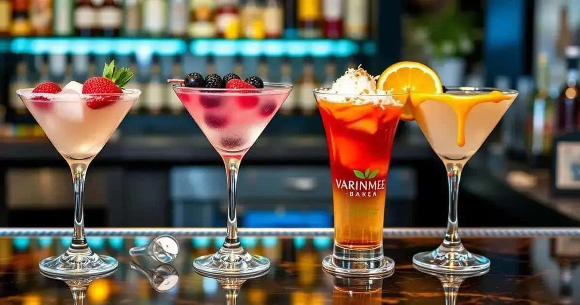 Variaciones del Cóctel Chocolate Blanco con Vodka