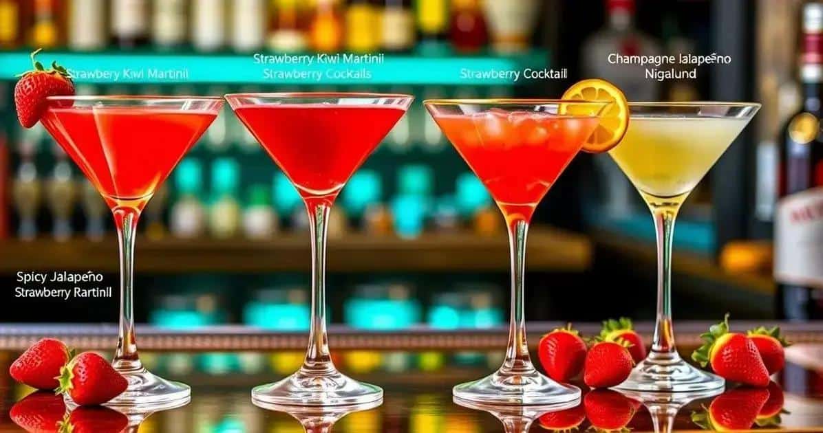 Variaciones del Martini de Fresa