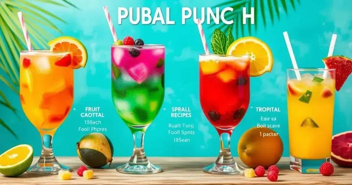 Variaciones del Ponche Tropical con Espumante