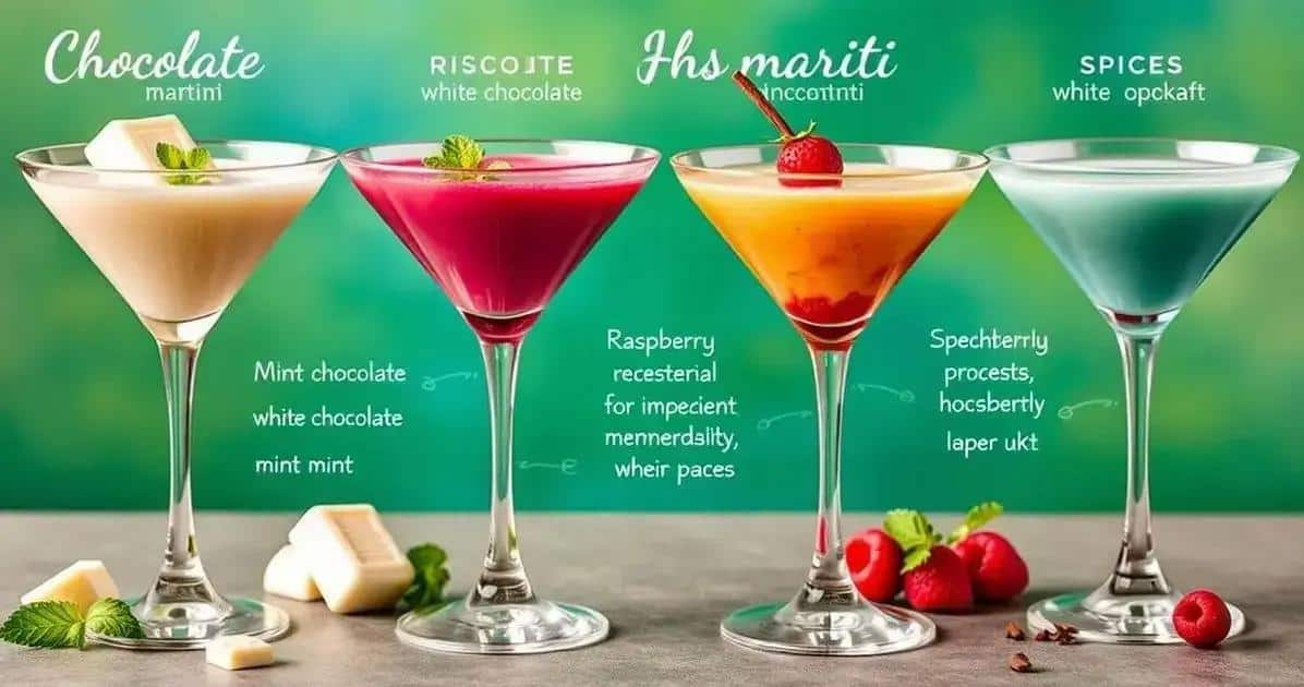 Variações do Martini de Chocolate
