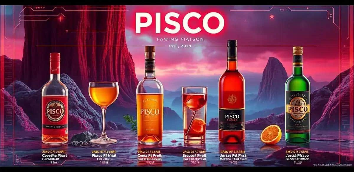 Variedades de pisco para esta receta