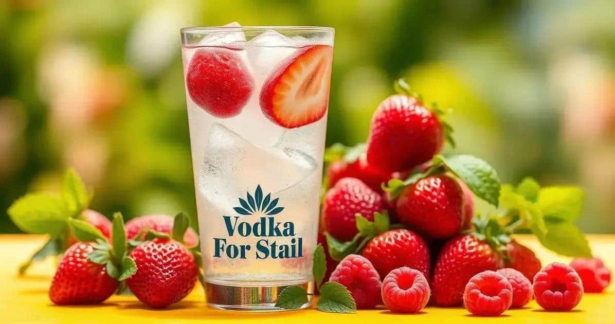 Vodka con soda cero y frutas rojas: la bebida refrescante que necesitas