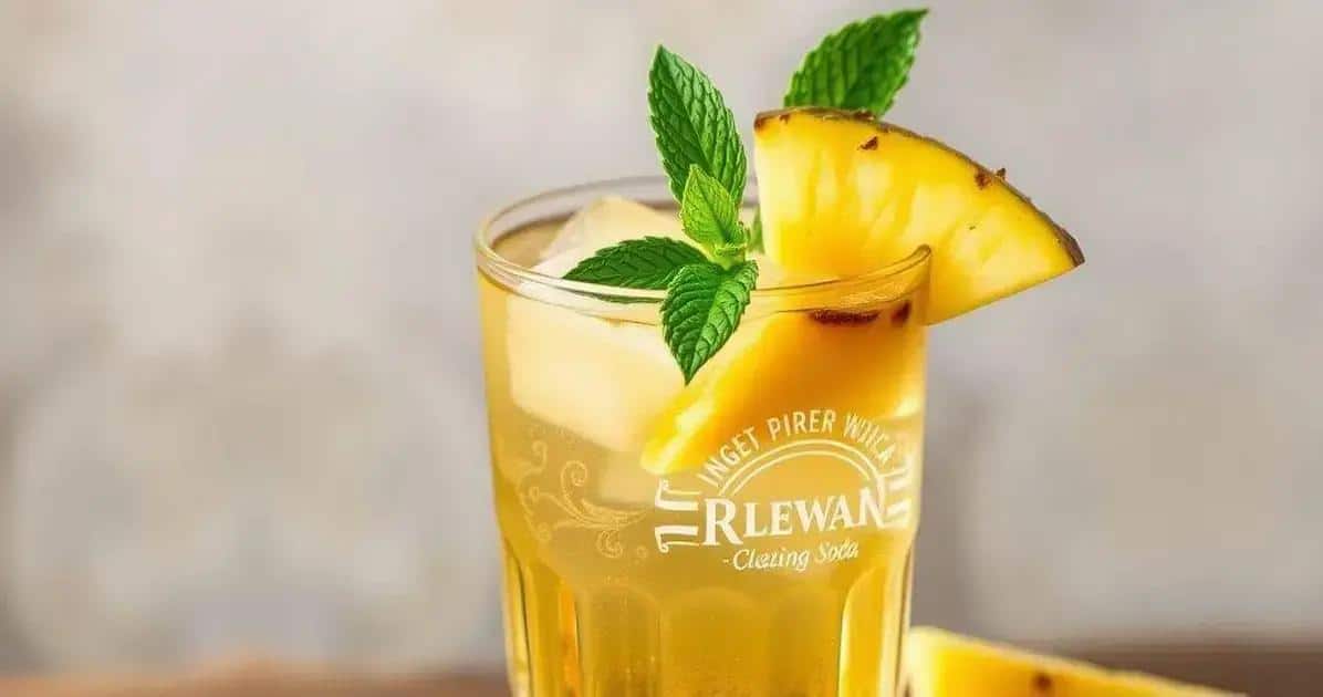 Whisky con soda de jengibre y piña: La mezcla perfecta que debes probar