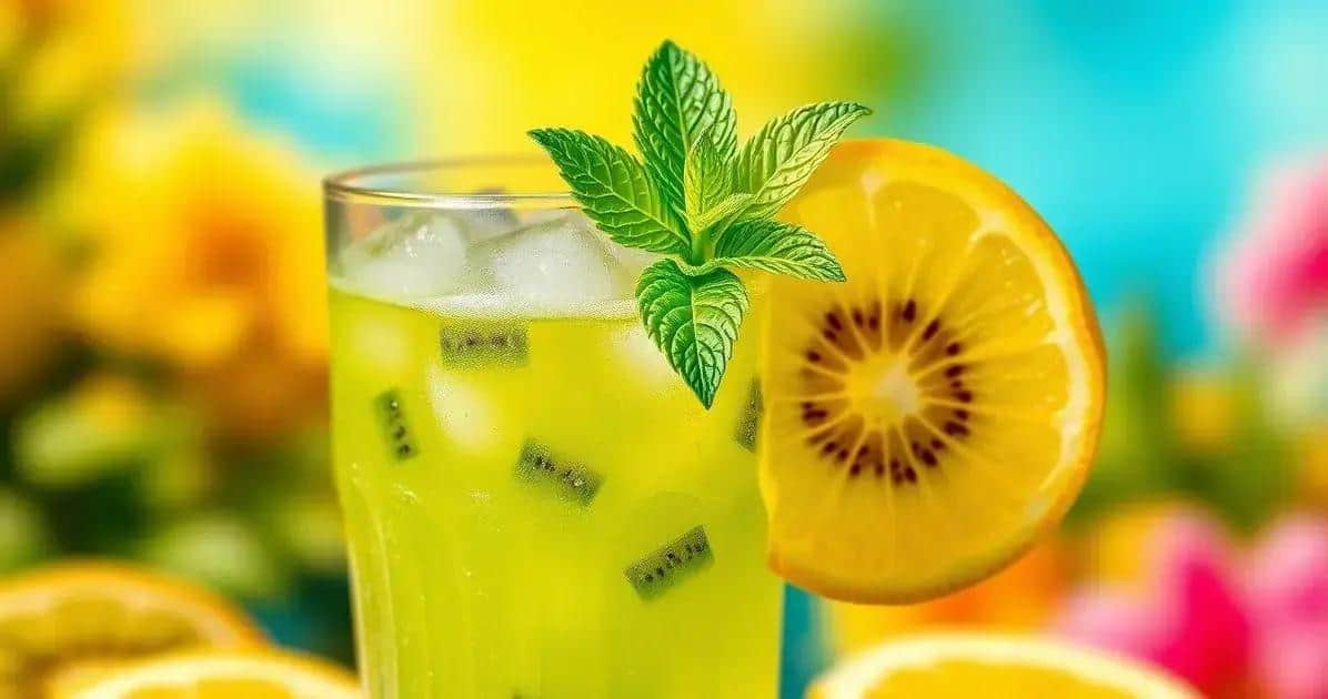 Zumo de Kiwi y Limón: Sin Alcohol – ¡Una Combinación Espectacular!
