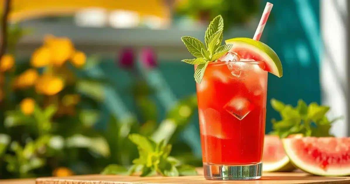 Bebida de Sandía Sin Alcohol: ¡Algo Que Nunca Has Probado!