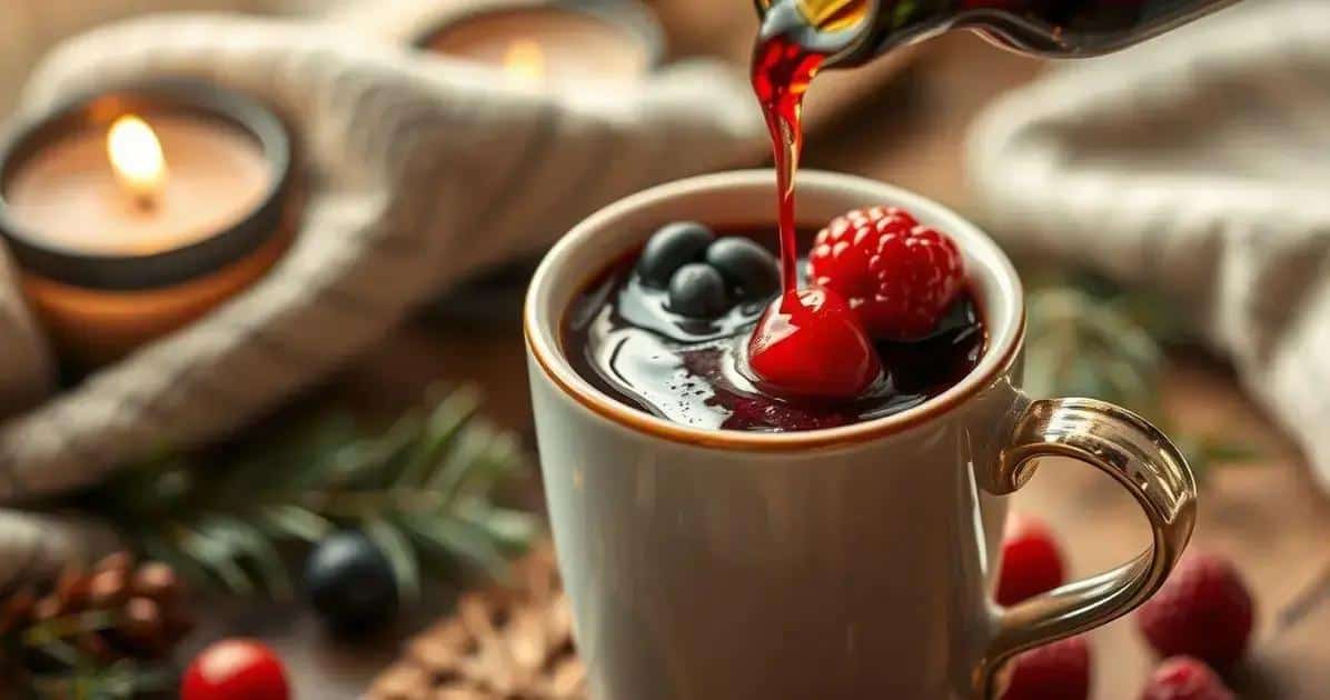 Café con Licor de Frutas Rojas y Crema Batida: Una Delicia Irresistible