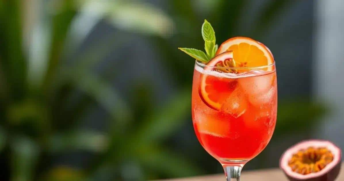 Caipiríssima de maracuyá con pimienta rosa: Una deliciosa mezcla para tu verano