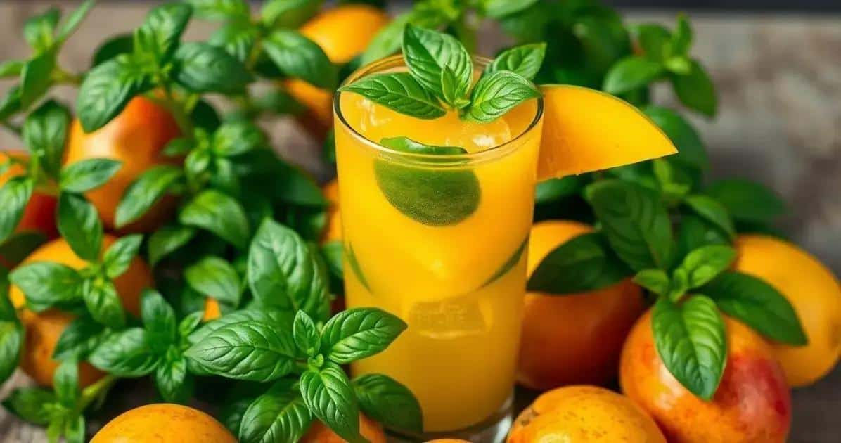 Caipiroska de Mango con Albahaca: Delicia Refrescante y Exótica