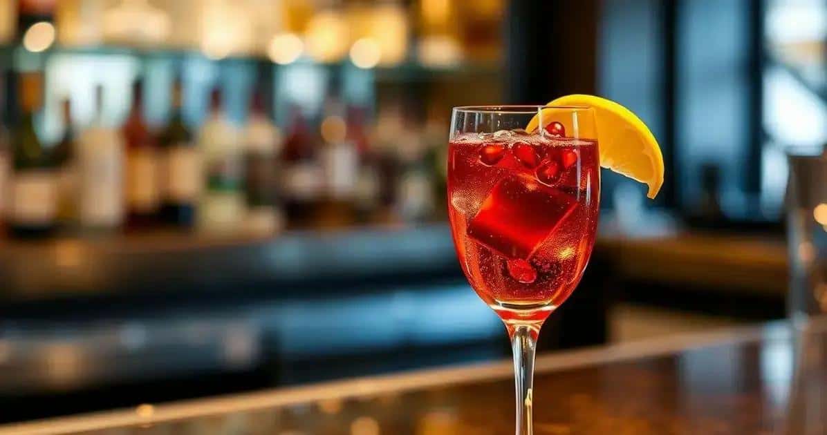 Cóctel Con Licor de Granada y Champaña: Una Bebida Refrescante y Elegante