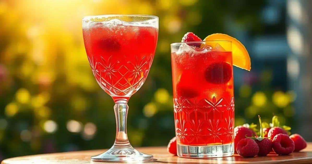 Cóctel con Vodka y Jugo de Frutas Rojas: ¡Refrescante y Delicioso!