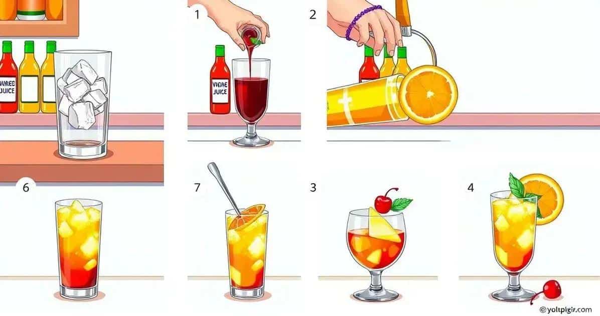 Como preparar el cóctel sin alcohol