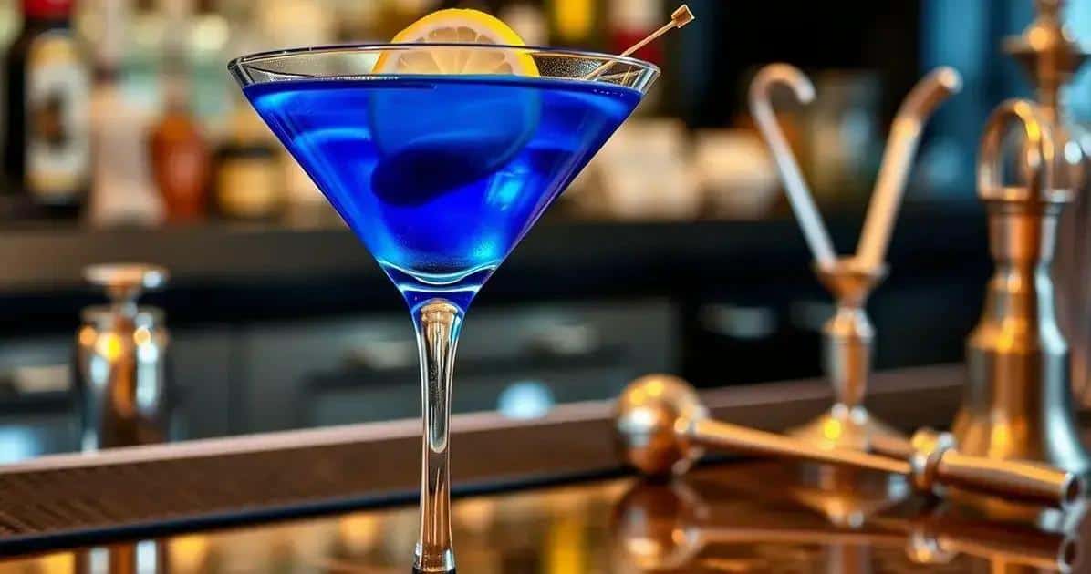 Consejos para servir el Martini Azul