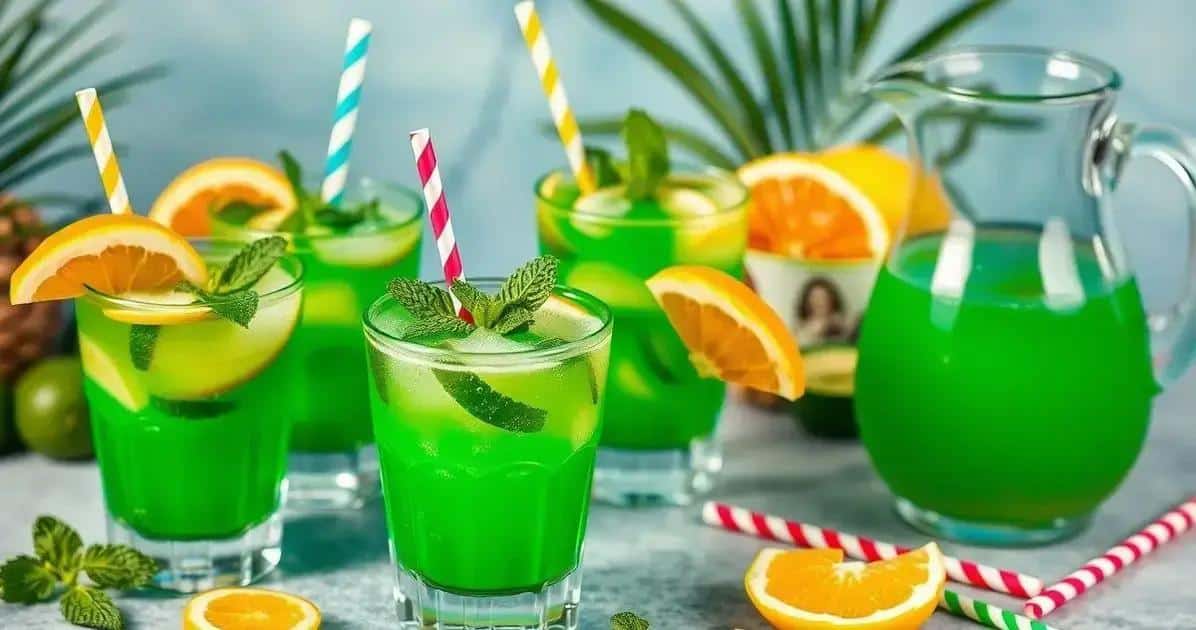 Consejos para Servir la Bebida Verde Tropical