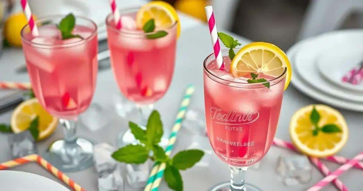 Consejos para Servir Limonada Rosa